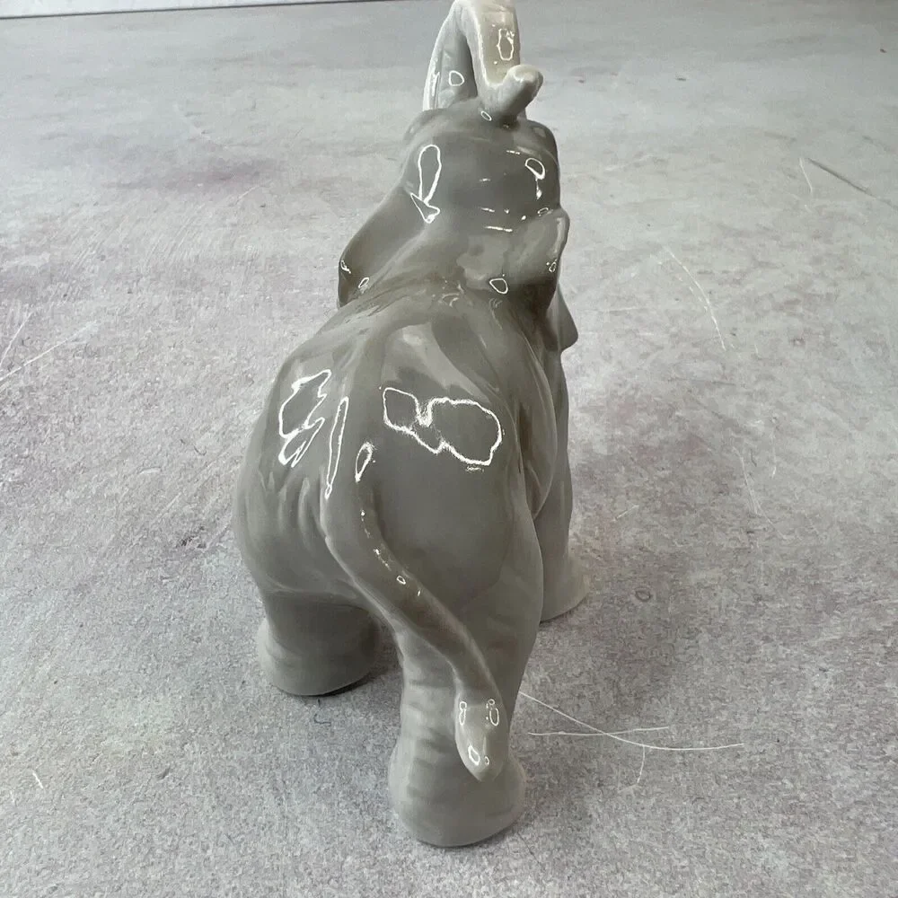 Vintage George Good‎ Miniature Porcelain Elephant Figurine